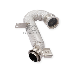 Tubo di Scarico OEM <span class=keywords><strong>a</strong></span> Flusso Diretto per Mercedes-Benz AMG GT50 GT53 3.0T in Acciaio Inox 304 Isolato, Miglioramento Prestazioni - Product Image 6