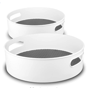 Factory Wholesale Kitchen Cabinet Pantry Turntable Storage Containers Spice Organizer Plastic Rotating Revolving Spice Rack