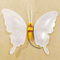 Lampe sur pied LED lumineuse en forme de papillon pour allée de mariage, éclairage de chemin, décoration de salle de banquet