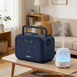 สถานีไฟฟ้าพกพา Kexun 300W พร้อมโครงสร้าง ABS น้ำหนัก 3 กก. ช่องเสียบ Type C สำหรับการตั้งแคมป์กลางแจ้งและการใช้งานในกรณีฉุกเฉิน - Product Image 4