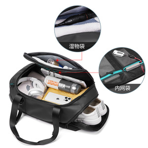 Bolsa <span class=keywords><strong>de</strong></span> lona impermeable multifuncional para exteriores, <span class=keywords><strong>de</strong></span> gran capacidad <span class=keywords><strong>bolso</strong></span> <span class=keywords><strong>de</strong></span> viaje, bolsa <span class=keywords><strong>de</strong></span> entrenamiento <span class=keywords><strong>deportivo</strong></span> <span class=keywords><strong>de</strong></span> baloncesto y fútbol para hombres - Product Image 5