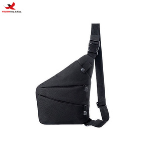 Sac bandoulière vintage pour homme, étui de poitrine dissimulé, antivol, décontracté, sportif, sacoche de poitrine, commande en gros mixte prête à expédier - Product Image 1