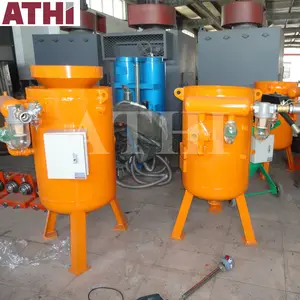 portable sand blast cleaning machine sandblaster with nozzle hose and air compressor used in sandblasting booth