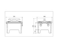Boîtier de distribution électrique industriel mobile personnalisé, étanche pour extérieur, avec alimentation et prises MCB, 32A