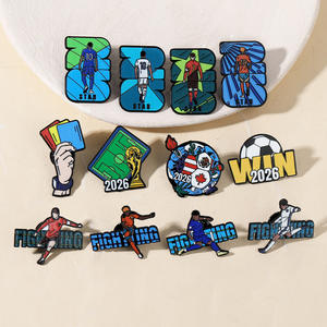 เข็มกลัดโลหะผสมรูปถ้วยฟุตบอลอเมริกา-แคนาดา-เม็กซิโก ปี <span class=keywords><strong>2026</strong></span> พร้อมโลโก้แบบกำหนดเอง ของที่ระลึกสำหรับแฟนบอล ของสะสม ของขวัญ ฤดูใบไม้ผลิ <span class=keywords><strong>2026</strong></span> - Product Image 4