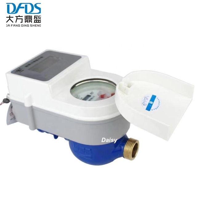 IP68 Wireless IC RF Card Brass Smart Prepaid Water Meter DN15 Digital DN20 Water Meter