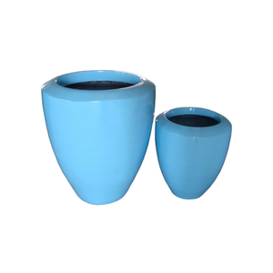 Ensemble de 3 et 4 pots de fleurs en fibre de verre à bon prix Pots de jardin nouveau design Pots de jardin intérieur/extérieur fabriqués au Vietnam - Product Image 3