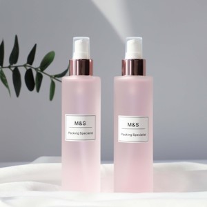 En stock pompe à crème de traitement en aluminium rose 24MM pour bouteille cosmétique - Product Image 4