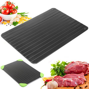 Plateau de décongélation rapide en alliage d'aluminium pour viande congelée, idéal pour les steaks et l'utilisation en cuisine - Product Image 4