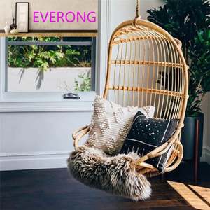 <span class=keywords><strong>Silla</strong></span> <span class=keywords><strong>Colgante</strong></span> de Ratán para Interiores/Exteriores, Diseño de Nido de Pájaro, Columpio de Patio para Relajarse - Product Image 3