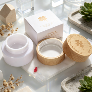 Pots cosmétiques rechargeables écologiques OEM 5G-100G avec couvercles en bambou et en bois pour emballages de soins de la peau haut de gamme - Product Image 6