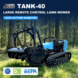 หุ่นยนต์ตัดหญ้าอัจฉริยะ Forest Mulcher รุ่น Heavy Duty ควบคุมระยะไกล อัตโนมัติ พร้อมเซ็นเซอร์วัดความลาดเอียง และระบบป้องกันการโจรกรรม รุ่นพรีเมียม - Product Image 1