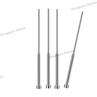 ZHENJIA SKD61/SKH51 Goupille d'éjection progressive standard noire en acier inoxydable traité thermiquement pour moules