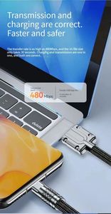 High <b>Charging</b> Speed <b>Type</b> <b>C</b> <b>Cables</b> Nylon USB-<b>C</b> Power Supply Adapter <b>Cable</b> Braided Phone <b>Cable</b> for Smart Phones - Product Image 6