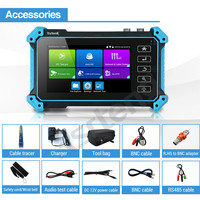 Testeur de caméra CCTV Rsrteng 5,4 pouces IPC-5200C Plus, traceur de câble POE, outils réseau TVI CVI AHD SDI WiFi