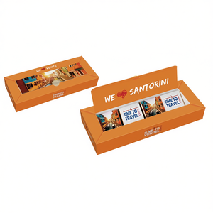 Time To Travel Set Regalo Culturale Napoletano Midi Box Cioccolato Santorini Venezia - Product Image 2