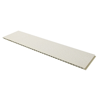 Panneau de revêtement mural intérieur moderne en fibre de bambou laminée PVC, imperméable, pour usage hôtelier, avec dimensions personnalisées