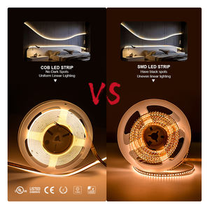 Tira de LED COB de 528 LED de 8 mm, Corte en Cualquier Lugar, 24 V CC, Sin Puntos, Alto CRI, Iluminación Continua para Proyectos Personalizados - Product Image 4