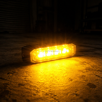 KF 2026 Neue Superhelle LED-Blitzleuchten 5W Bernsteinfarbenes Warnlicht Fahrzeug Slim R65 XA2 R10 IP67 Wasserdicht 9 Blitzmuster