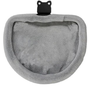 Cama para Gatos con Estante de Escritorio, Semicircular, Ahorra Espacio, con Abrazadera, Cama Suave y Acogedora de Felpa para el Hogar, Oficina, Escritorio - Product Image 6