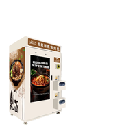 Distributeur automatique de nouilles intelligent, équipement de magasin de nouilles sans personnel, entièrement automatique, 2 en 1, machine à nouilles pour le petit-déjeuner, chauffage