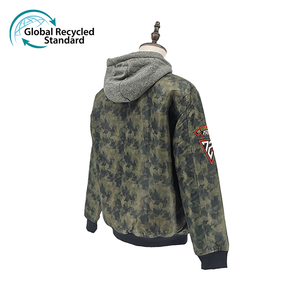 Chaqueta con capucha informal con cremallera impermeable cálida con bordado deportivo para hombre de otoño e invierno reciclado personalizado rápido para hombre con estilo - Product Image 4