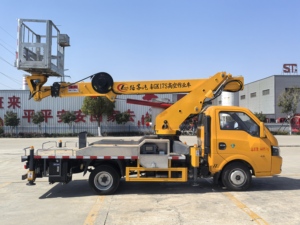 Plataforma Elevadora Compacta DONGFENG de 17m de Altura, Plataforma Elevadora Telescópica de 19m, Ideal para Trabajos de Mantenimiento Exterior de Edificios - Product Image 3