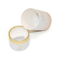 Tube en papier artisanal de luxe cylindrique personnalisé avec logo pour bougies, cosmétiques, parfums, huiles essentielles, soins capillaires et soins de la peau