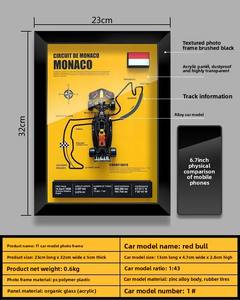 Nouvelle décoration de maison, modèle de boîte de peinture murale 3D en échelle 1/32, cadre photo de voiture stéréo 3D, ornements de collection, cadeau artisanal - Product Image 2