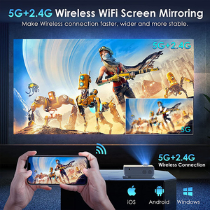 2023 nuovo Design CCC/CE/RoHs/ FCC/PSE TFT <span class=keywords><strong>4</strong></span>.0 ''sistema di proiettori LCD 100 Ansi luminosità proiettori intelligenti multilingue - Product Image 5
