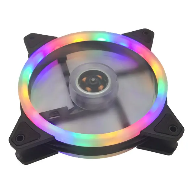 good quality 120mm 12v 3pin+4pin /6pin RGB fan Cooler Computer Case Cooling Fans for PC