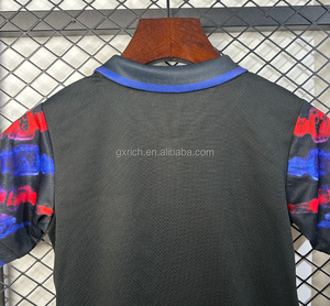 25-26 सीज़न बॉयज़ की गुणवत्ता वाले बच्चे की फुटबॉल जर्सी युवा पागल लड़के की फुटबॉल वर्दी किट कस्टम नाम नंबर - Product Image 2