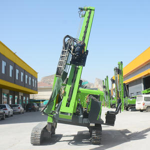 Pilonneuse photovoltaïque télescopique à glissière, hauteur de rail réglable, pour piquage en montagne, forage photovoltaïque, pilon multifonctionnel - Product Image 2