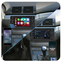 Radio de Coche con Pantalla Táctil IPS de 7 Pulgadas y Sistema Android 2DIN, Reproductor de Video Estéreo, GPS, CarPlay, Autoradio para BMW E46