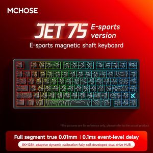 Teclado para Juegos <span class=keywords><strong>RGB</strong></span> Shellbox Jet de Tamaño Completo con Disparo Rápido, Interruptor Magnético con Efecto Hall, Accionamiento Ajustable, USB-C con Cable Hiper-Rápido - Product Image 6