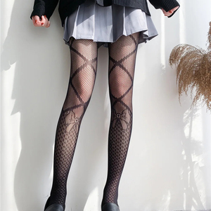 Groothandel Custom Gg Logo Panty Wit Dames Sexy Crotchless Body Sokken Lingerie Femme Sexy 2024 - Product Image 1