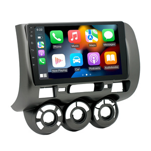 9 ''กรอบวิทยุในรถยนต์ระบบแอนดรอยด์ไร้สาย CarPlay Android Auto GPS Rds HIFI รองรับ AHD CAM สำหรับฮอนด้าฟิต2004-2010 - Product Image 1