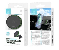 Station de charge sans fil magnétique 3 en 1 Techancy, best-seller, pour tableau de bord de voiture avec charge rapide 15W pour mobile