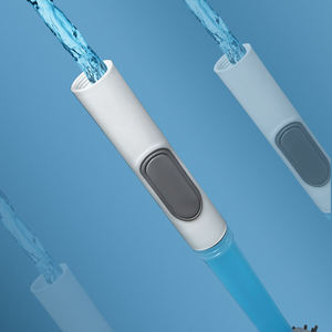 TPR <span class=keywords><strong>meilleure</strong></span> vente, liquide de nettoyage, poignée en plastique souple, <span class=keywords><strong>brosse</strong></span> de <span class=keywords><strong>toilette</strong></span> ronde en Silicone avec support pour nettoyeur de salle de bain - Product Image 3