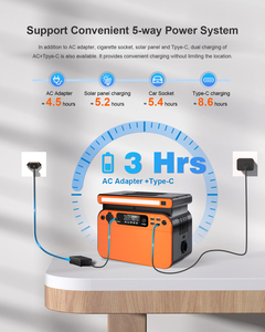 Station d'alimentation portable OEM 500W sur mesure avec écran LCD intelligent, batterie d'urgence - Product Image 4