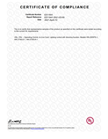 Gradateur à glissière approuvé par la FCC Win-Kare U L WK-2300FS-1 120V LED INC Lampe de table 300W Charge maximale Prévention des incendies 1.8m Cordon SPT-2