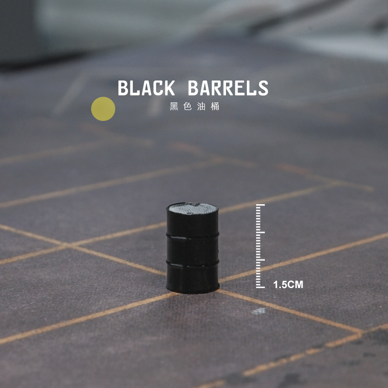 Oil drum-black