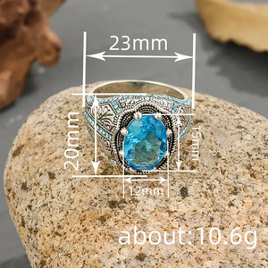 Anello da Donna con Motivo Vintage, Stile Europeo Creativo, Anello Largo, Accessorio Moda Audace - Product Image 4