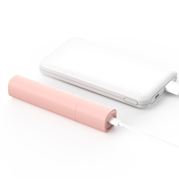 Lisseur de cheveux portable 2-en-1, mini fer à lisser de voyage 25W, plancha de cabello