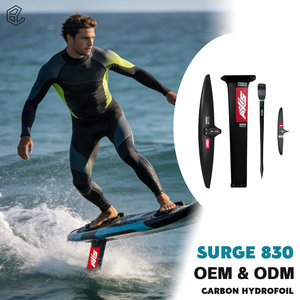 Hydrofoil de Carbono AXIS SURGE 830, 728 cm², Velocidad Equilibrada, Elevación, Giro Directo, Foil de Surf Avanzado, Conexiones en Olas Freeride - Product Image 1