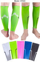 1 paire de chaussettes respirantes, pour le fitness, basket-ball, football, protection des mollets, antichoc, avec tampon en nid d'abeille