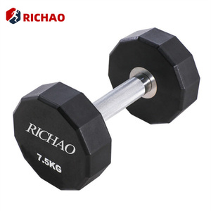 Commercial Gym Dumbbells Custom LOGO Urethane <strong>Dumbells</strong> <strong>Set</strong> <strong>20KG</strong> Free Weights Home Gym Equipment 12 Sides Cpu Dumbbells - Product Image 5