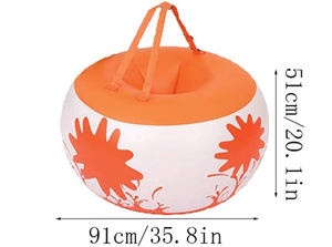 Aufblasbarer 90cm Körper-Bumper-Bopper-Bubble-Fußball für Weihnachten – Spielzeug und Spiele für Erwachsene und Kinder auf dem Rasen - Product Image 2