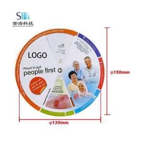 Alta calidad de plástico personalizado IMC médico embarazo <span class=keywords><strong>calculadora</strong></span> rueda Premium reglas para OB/GYN médicos y enfermeras - Product Image 3