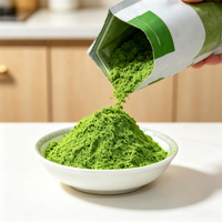Poudre de feuilles de Moringa pure et naturelle de qualité supérieure pour les shakes protéinés, les boissons fonctionnelles et la pâtisserie